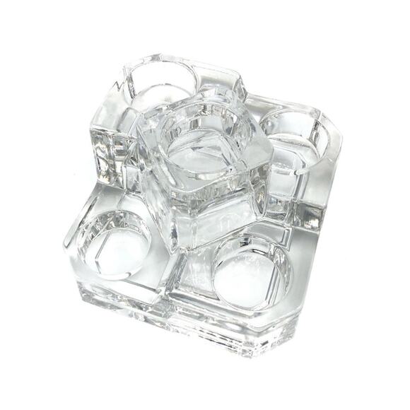 PARTYLIGHT Crystal Castle 5 Tier Tealight Candle Holder - Picture 5 of 7